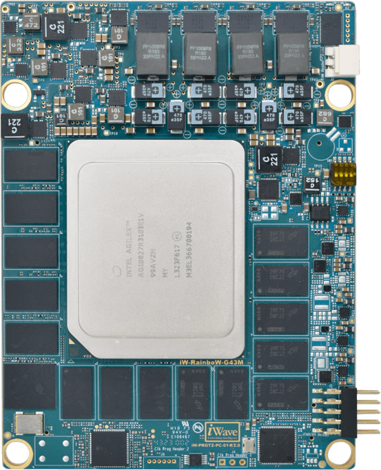 Agilex 7 SoC FPGA SOM iW-RainboW-G43M® 製品画像