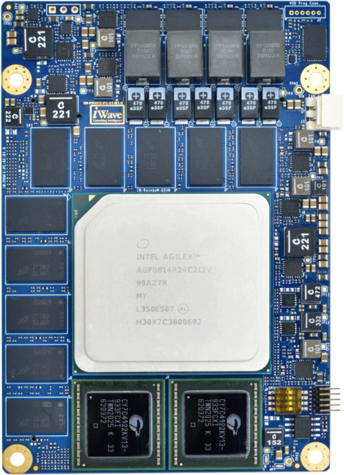 Agilex 7 R24C SoC FPGA SOM iW-RainboW-G51M® 製品画像