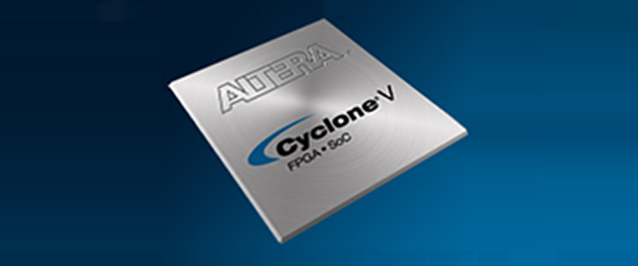 Altera Cyclone V SoC のチップ写真