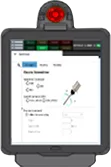 ファナック社 CRXシリーズの操作用コントローラ画面