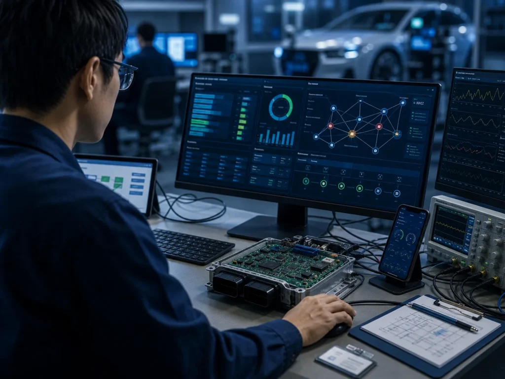 JSTQB認定技術者：検証環境でECUとダッシュボードを分析