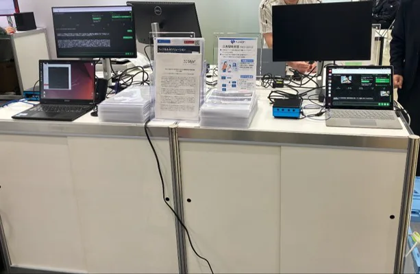 展示会でのRAGデモ展示の様子