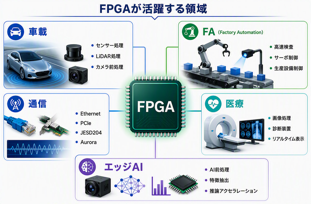 FPGA組込イメージ画像信号処理 システムで活躍するFPGA～画像処理・高速通信・リアルタイム制御で活躍
