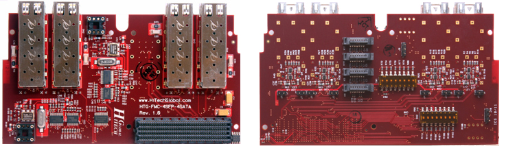 HTG-FMC-4SFP-4SATA