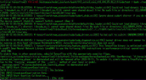 GPUがない場合、実行するとエラーがいくつか発生しますが無視で良いです。